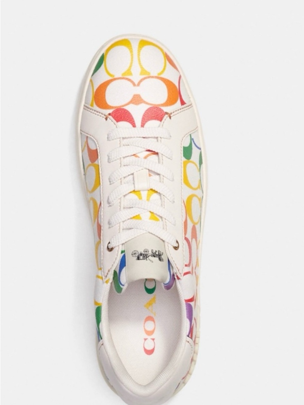 Coach Multicolor Signature C Low-Top Sneakers in White 🌈 - Picture 10 of 10